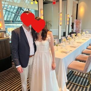 New Zimmermann Wonderland Corset Midi-Dress